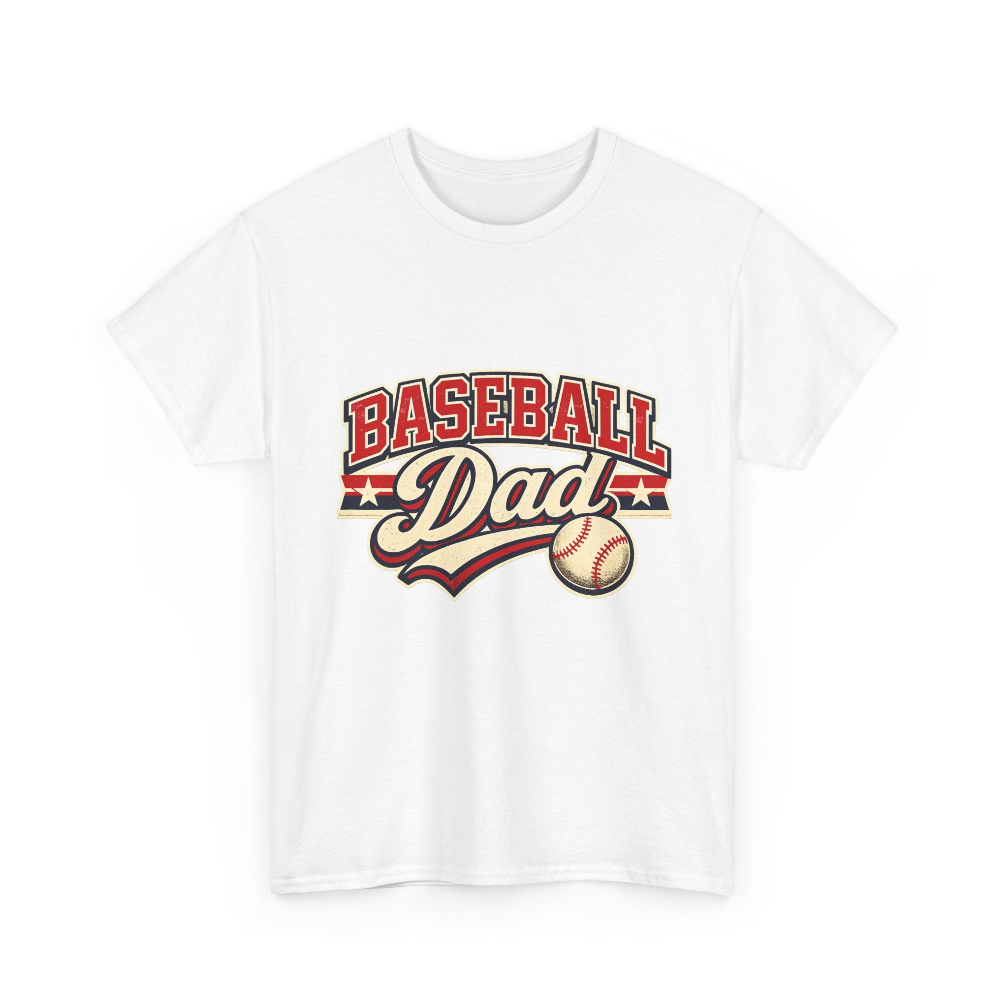 Baseball Dad T-Shirt — Vintage Baseball Dad Tee for Fathers, Father’s Day Gift