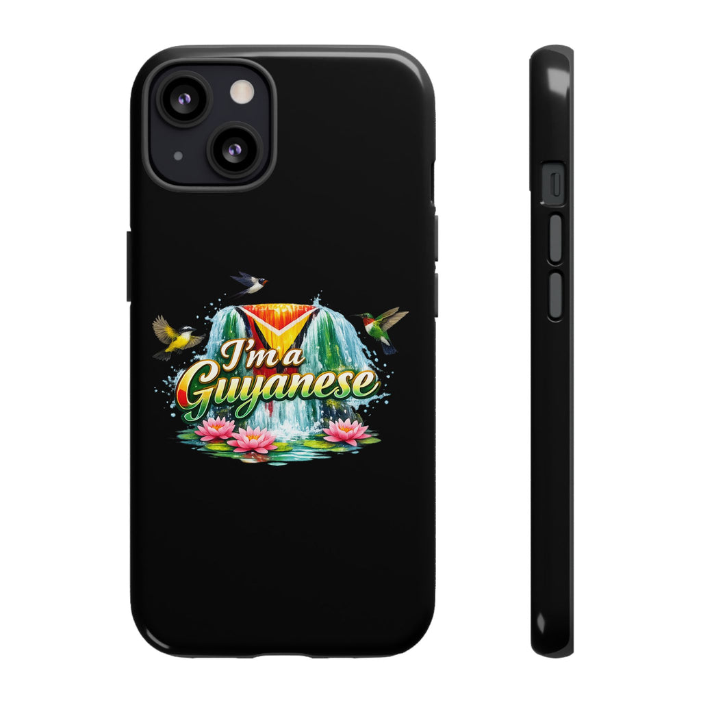 I'm a Guyanese Tough Phone Case — Tropical Waterfall Design, Guyana Pride Gift