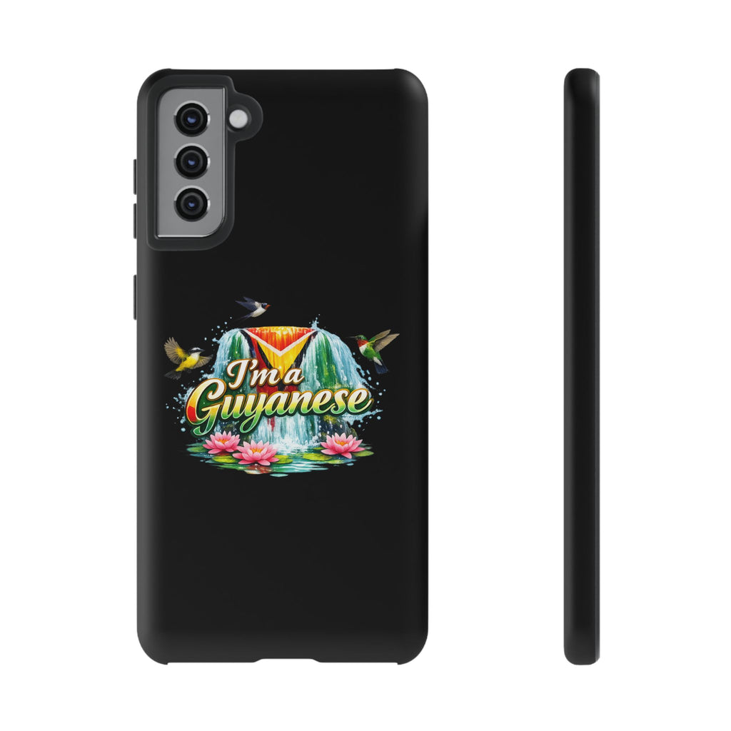 I'm a Guyanese Tough Phone Case — Tropical Waterfall Design, Guyana Pride Gift
