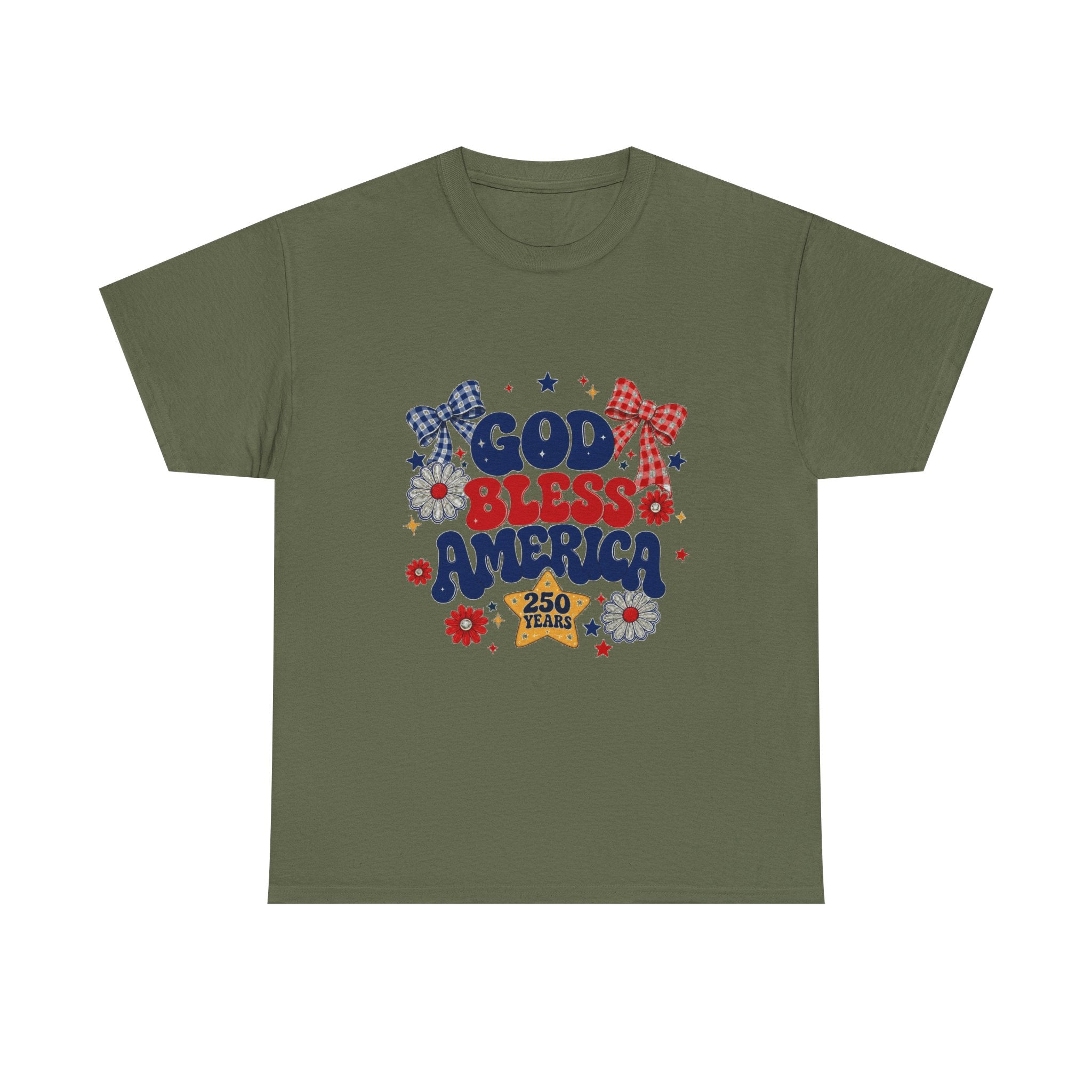 God Bless America Tee — Patriotic 4th of July USA Shirt