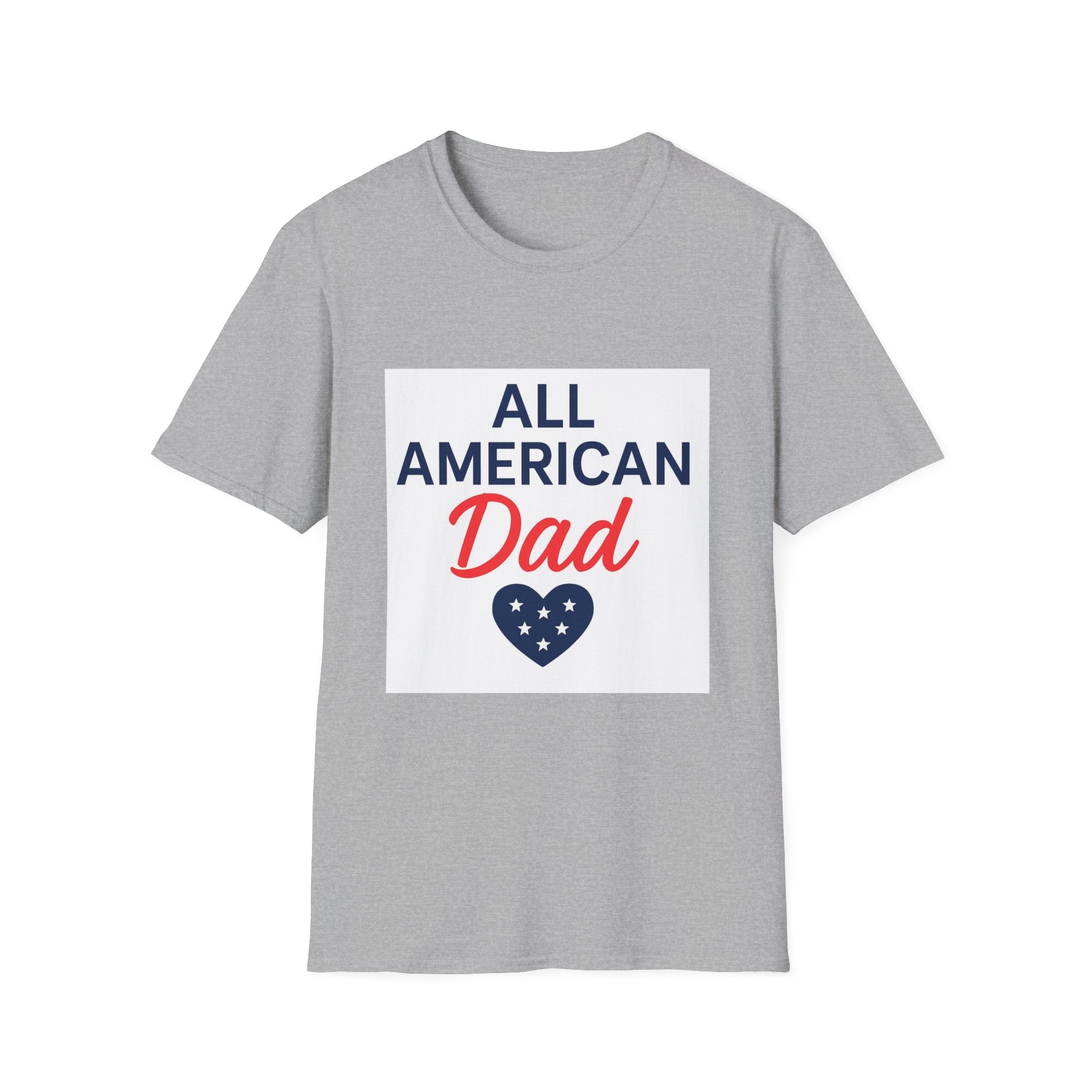 All American Dad T-Shirt — Patriotic Father's Day Tee
