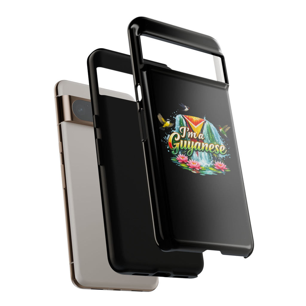 I'm a Guyanese Tough Phone Case — Tropical Waterfall Design, Guyana Pride Gift