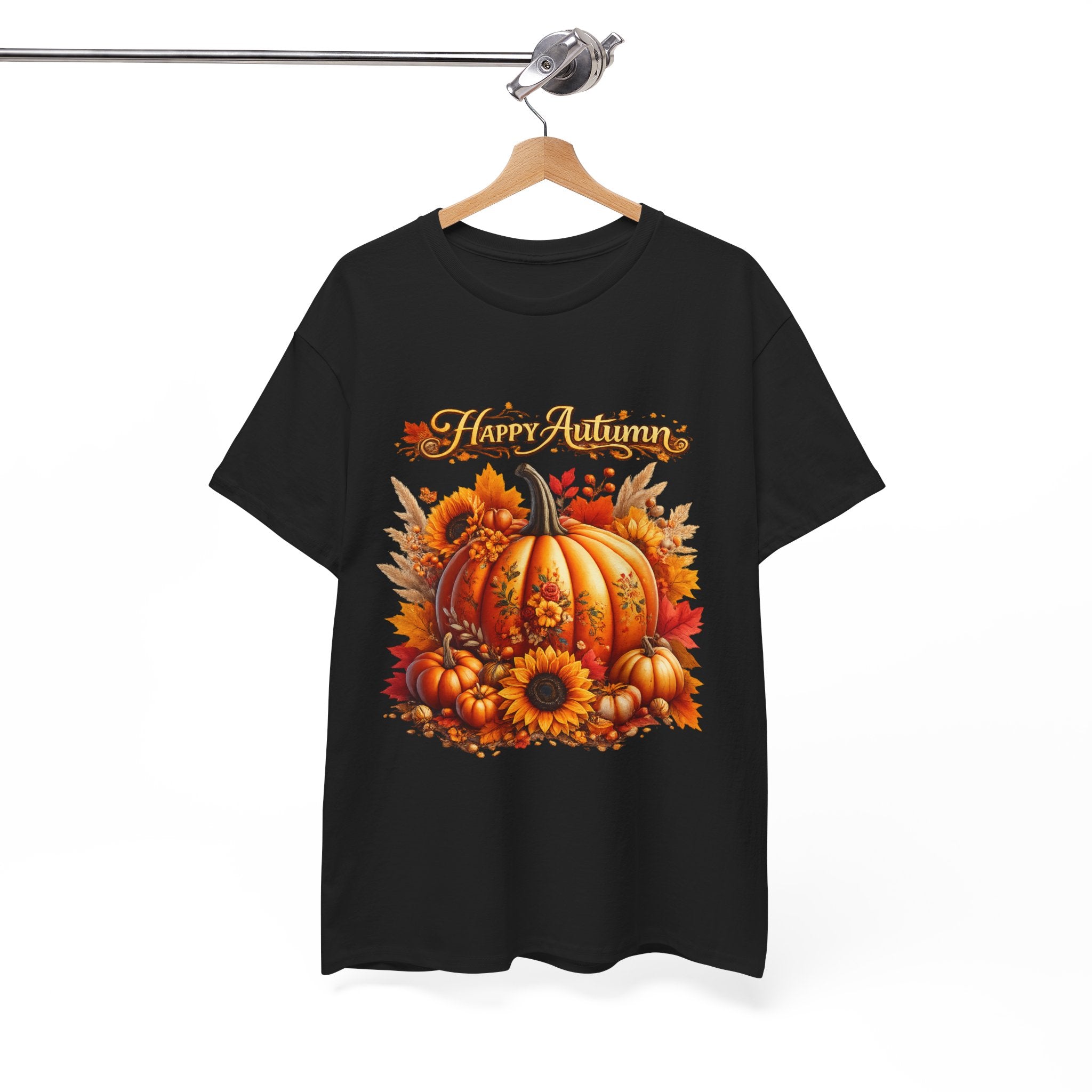 Autumn Pumpkin Tee – "Happy Autumn" Fall Harvest T-Shirt