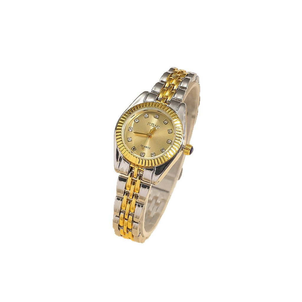 Gold Dial Ladies Watch Fashionable