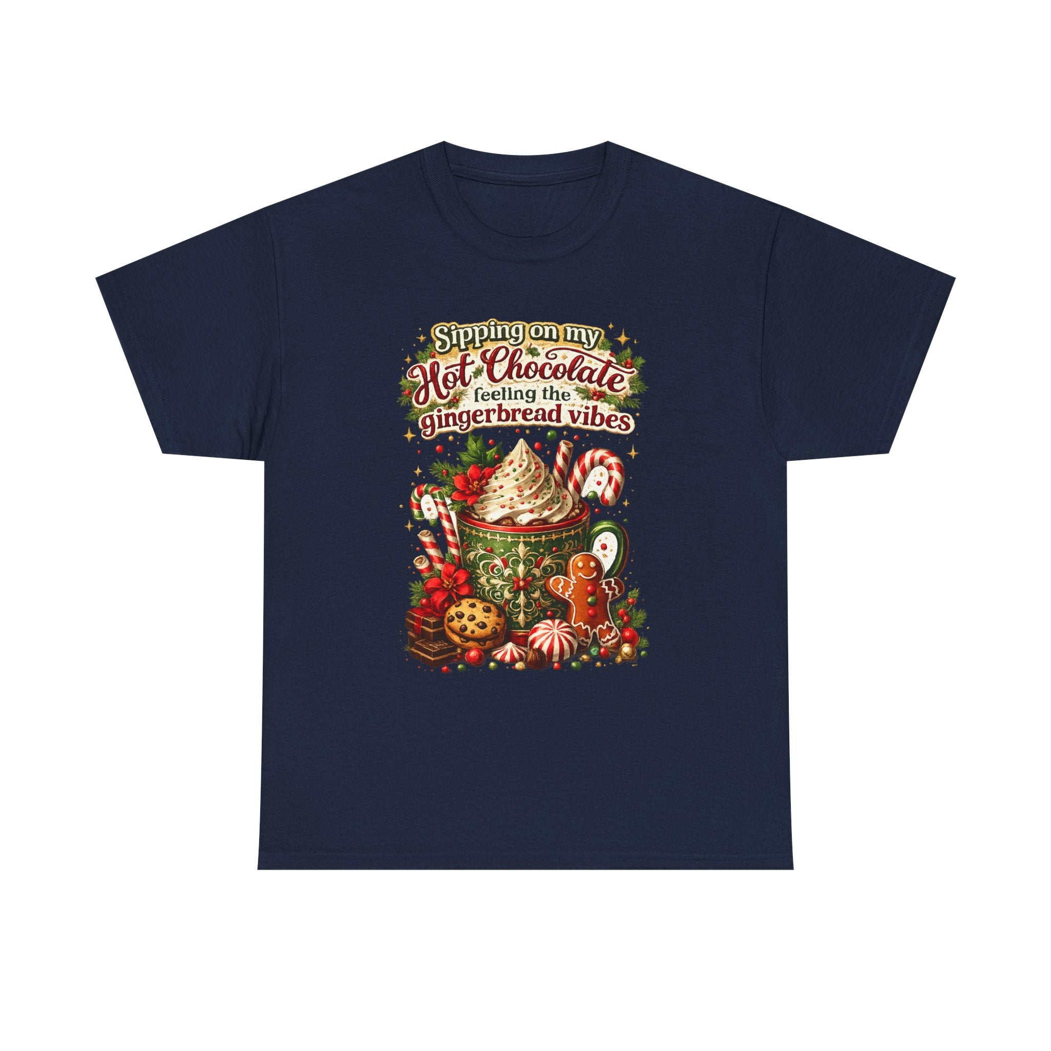 Hot Chocolate & Gingerbread Holiday T-Shirt
