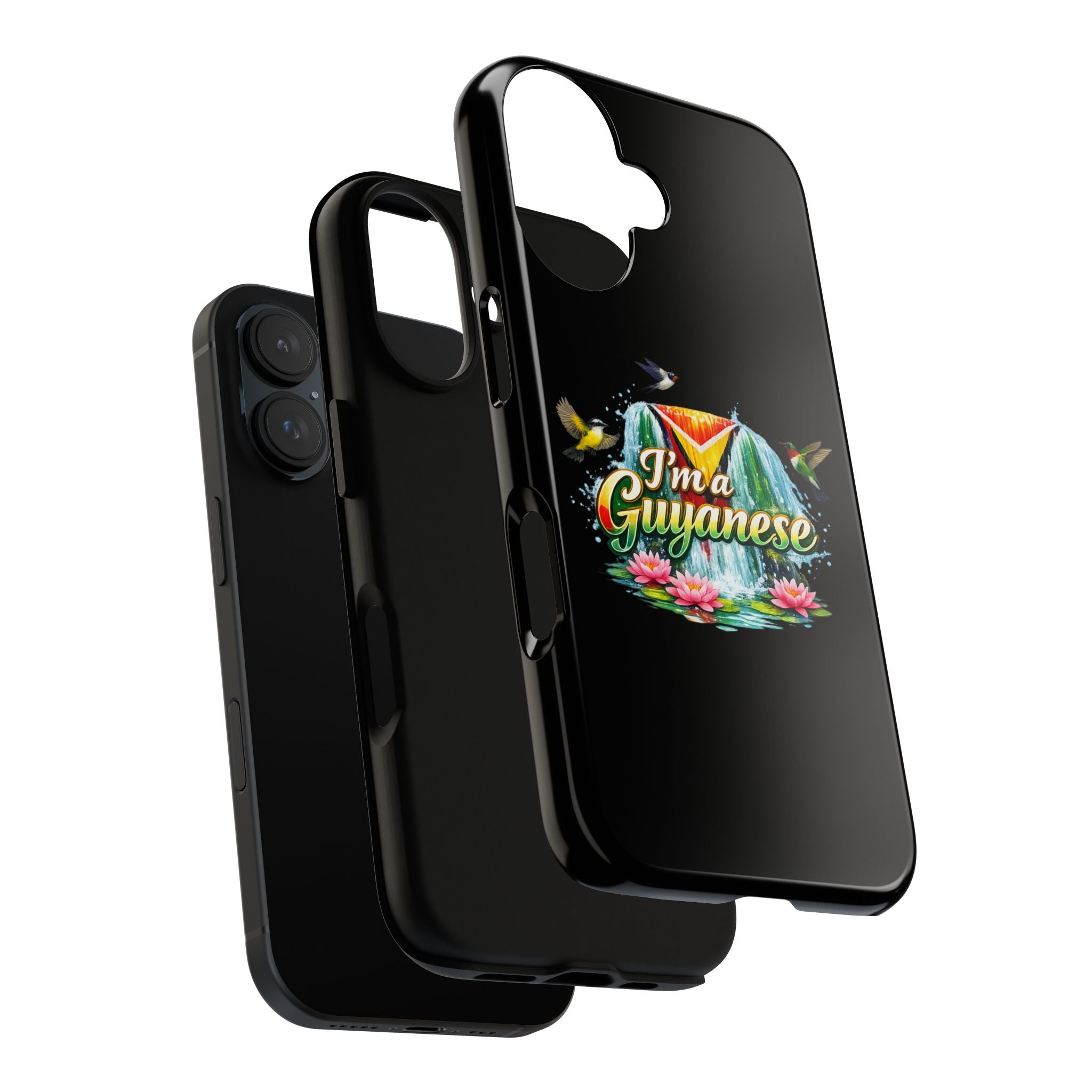 I'm a Guyanese Tough Phone Case — Tropical Waterfall Design, Guyana Pride Gift