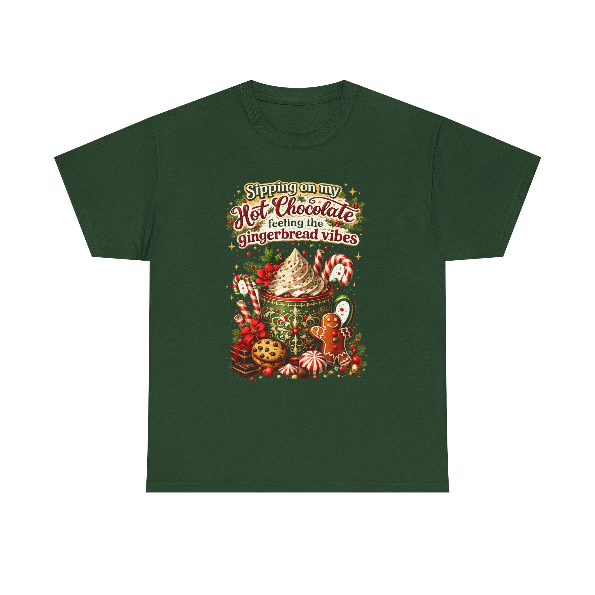 Hot Chocolate & Gingerbread Holiday T-Shirt