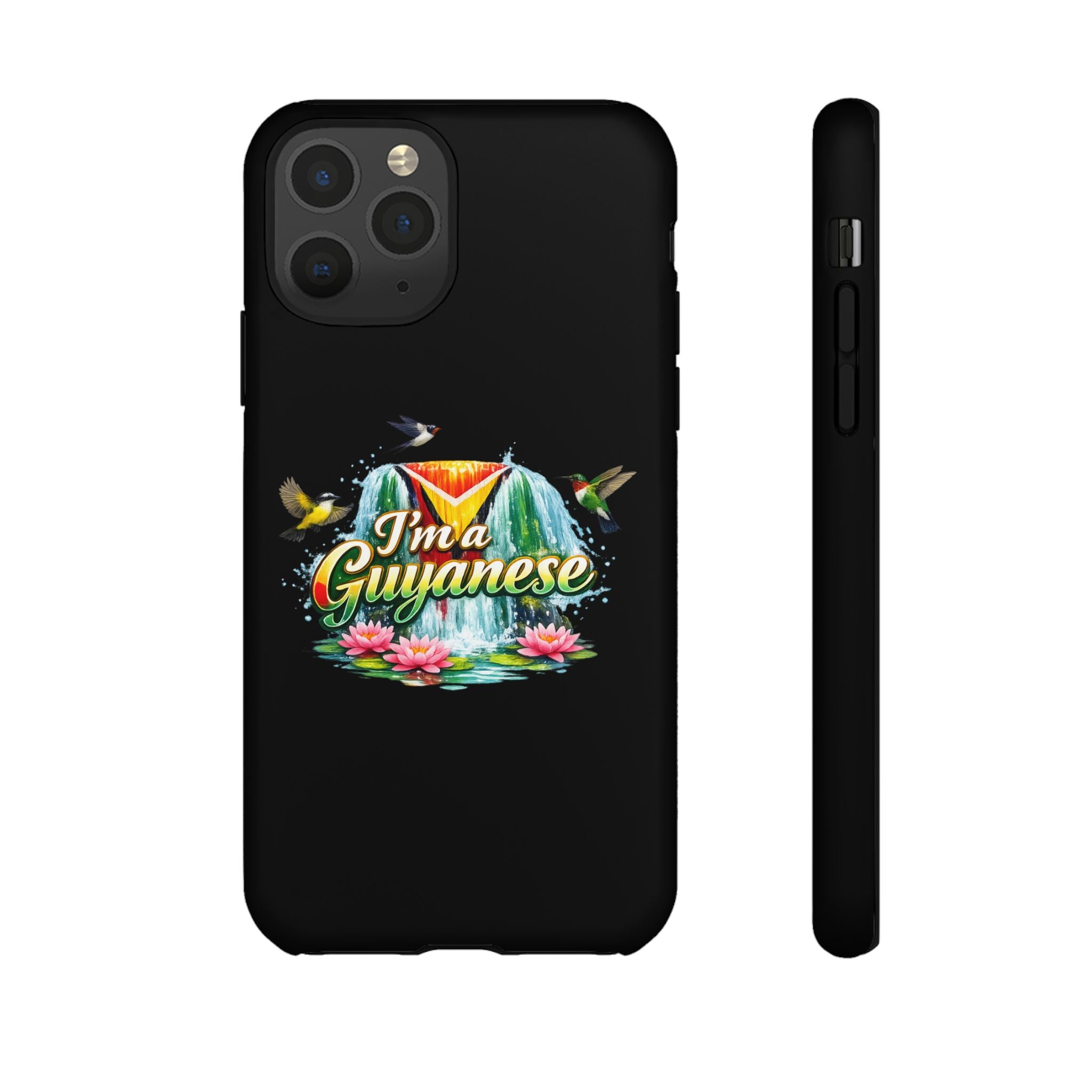 I'm a Guyanese Tough Phone Case — Tropical Waterfall Design, Guyana Pride Gift