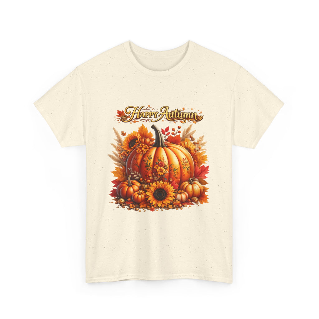 Autumn Pumpkin Tee – "Happy Autumn" Fall Harvest T-Shirt
