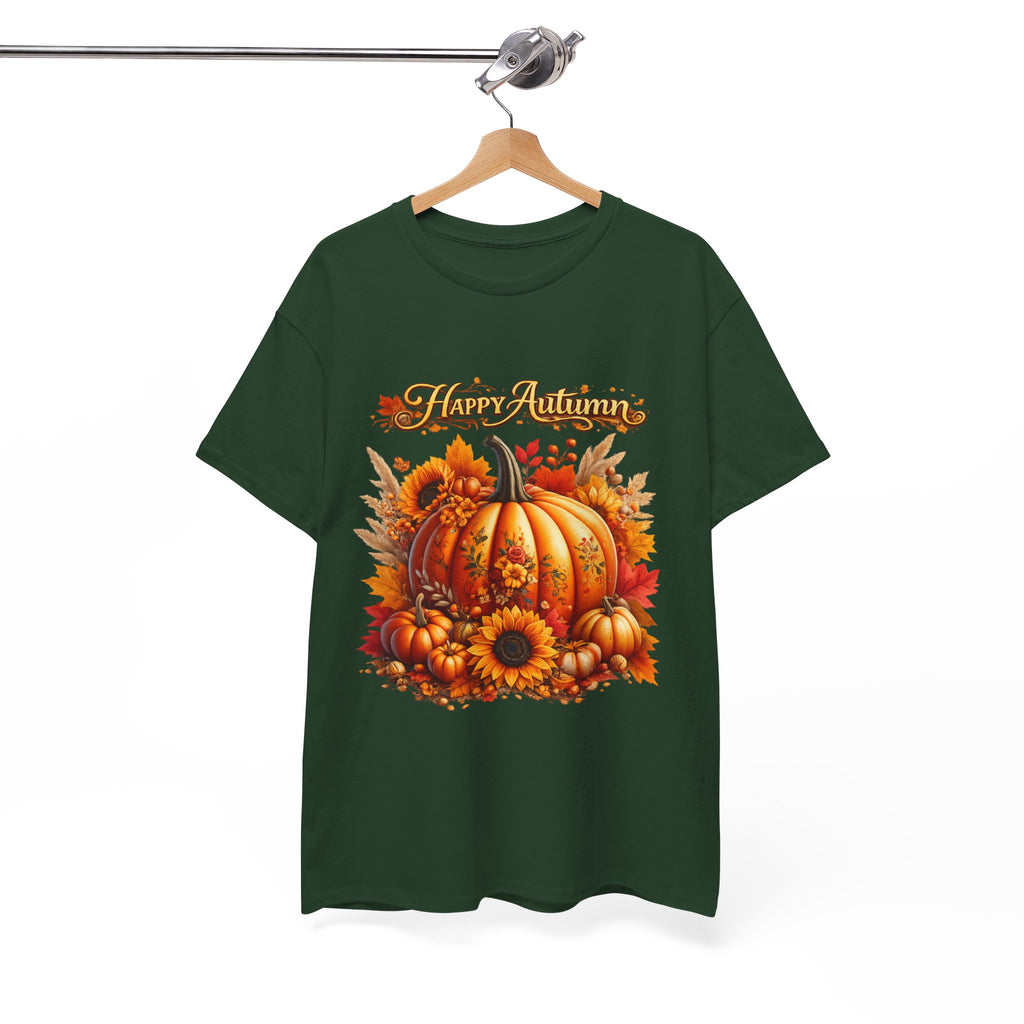 Autumn Pumpkin Tee – "Happy Autumn" Fall Harvest T-Shirt
