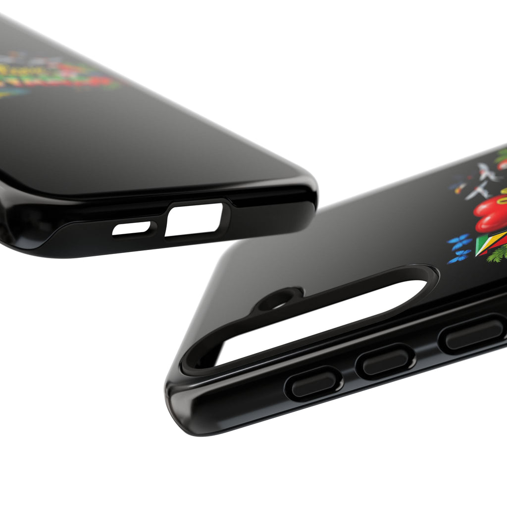 Phone case I Love Guyana Phone Case — Tough Protective Tropical Flag Design
