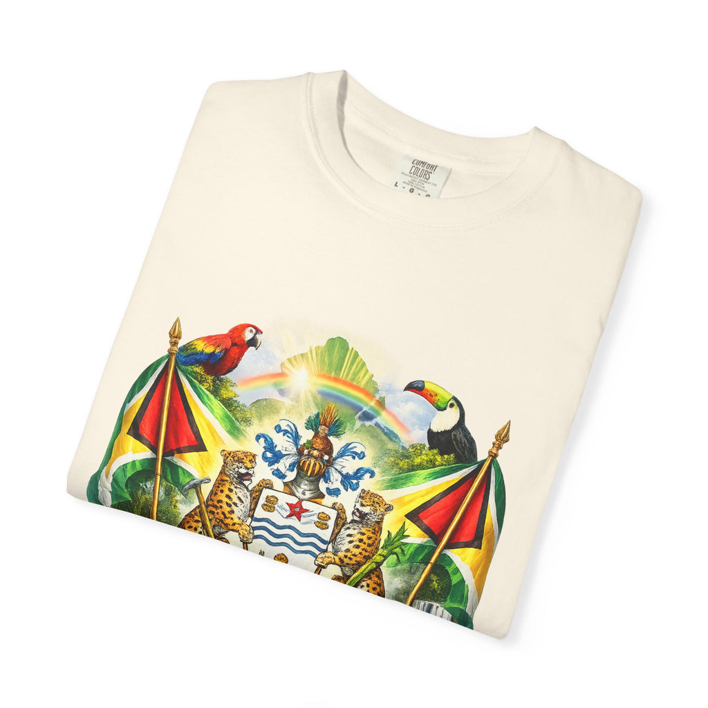 Guyana Coat of Arms T-Shirt  Men’s / Unisex T- Shirts — Guyanese National Emblem Tee