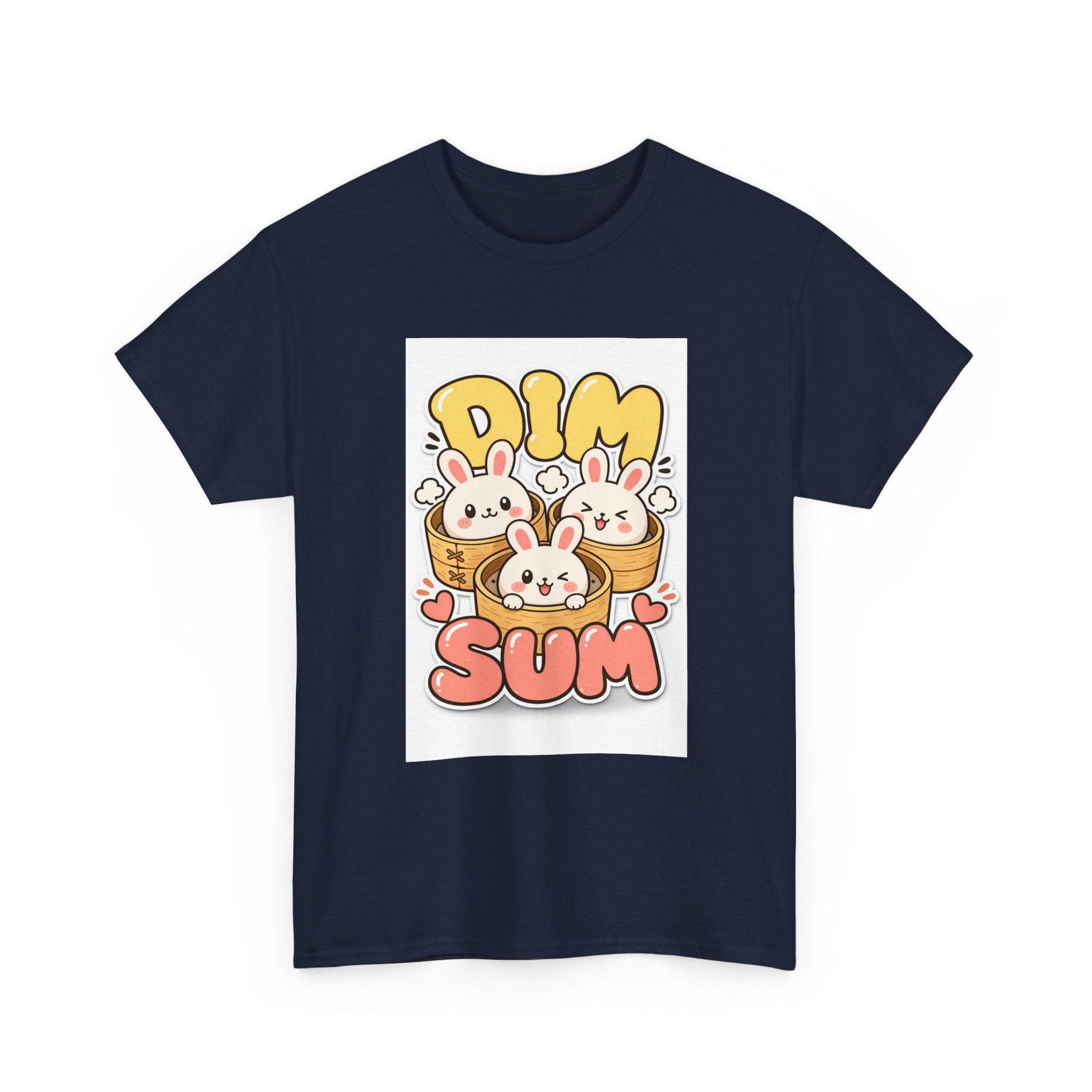 Dim Sum Bunny Tee — Cute Kawaii Dumpling Graphic T-Shirt