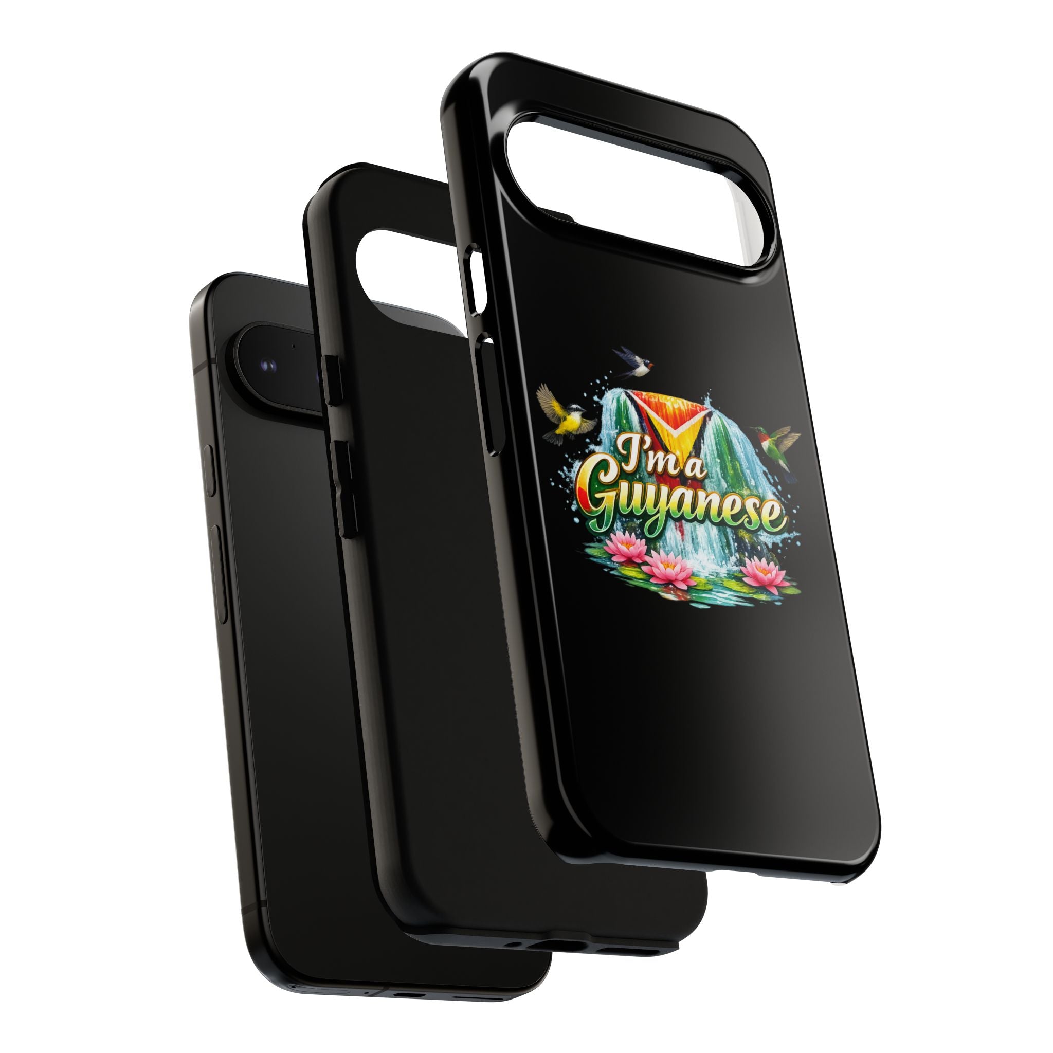 I'm a Guyanese Tough Phone Case — Tropical Waterfall Design, Guyana Pride Gift