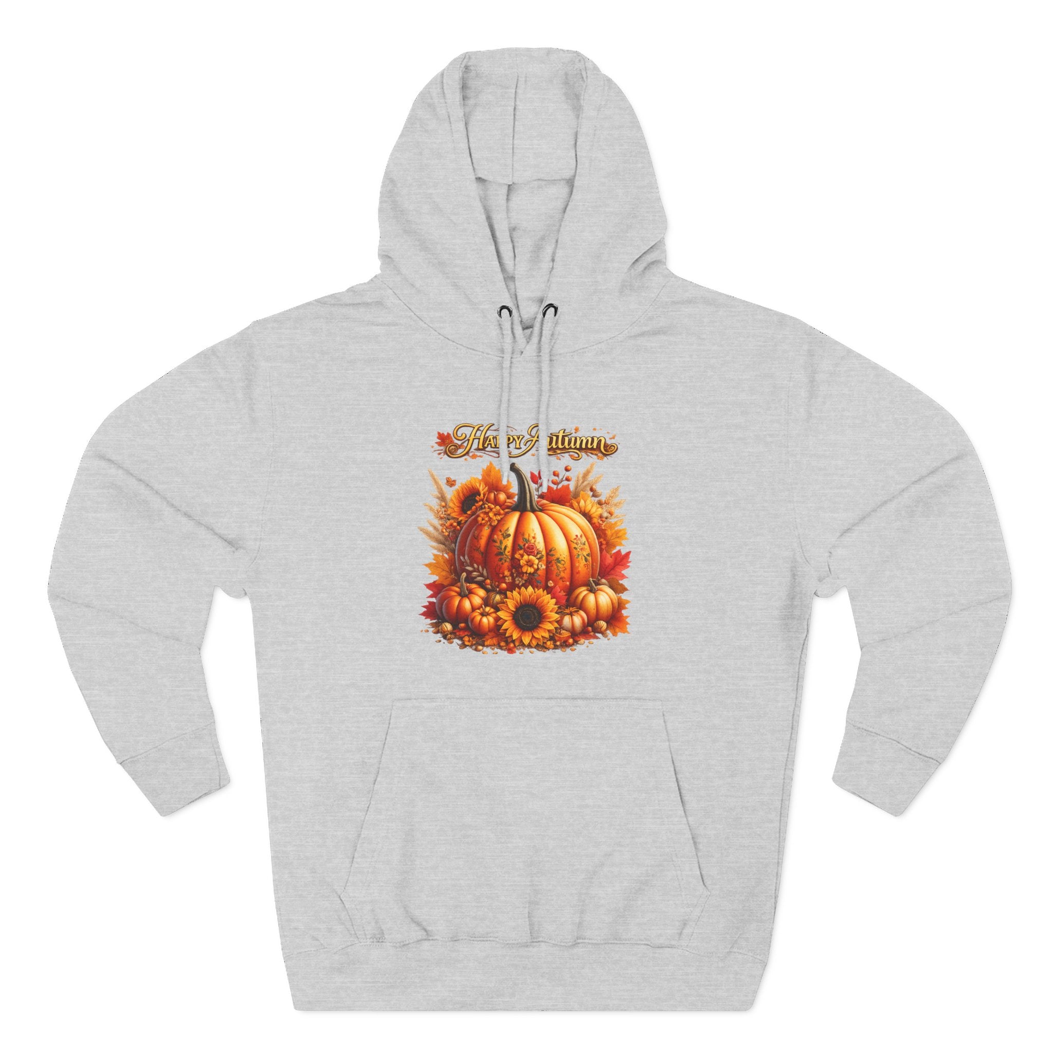 Autumn  - Fall Pumpkin Hoodie - Harvest Sunflower Fall Sweatshirt