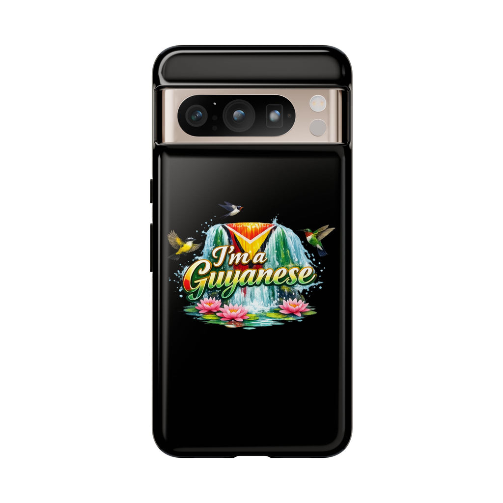 I'm a Guyanese Tough Phone Case — Tropical Waterfall Design, Guyana Pride Gift