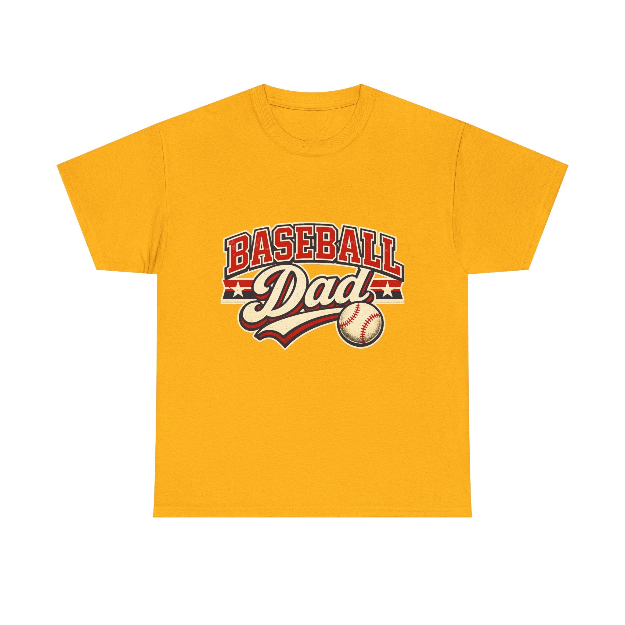 Baseball Dad T-Shirt — Vintage Baseball Dad Tee for Fathers, Father’s Day Gift
