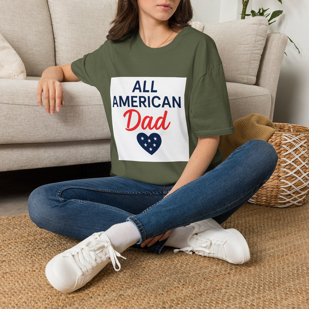 All American Dad T-Shirt — Patriotic Father's Day Tee