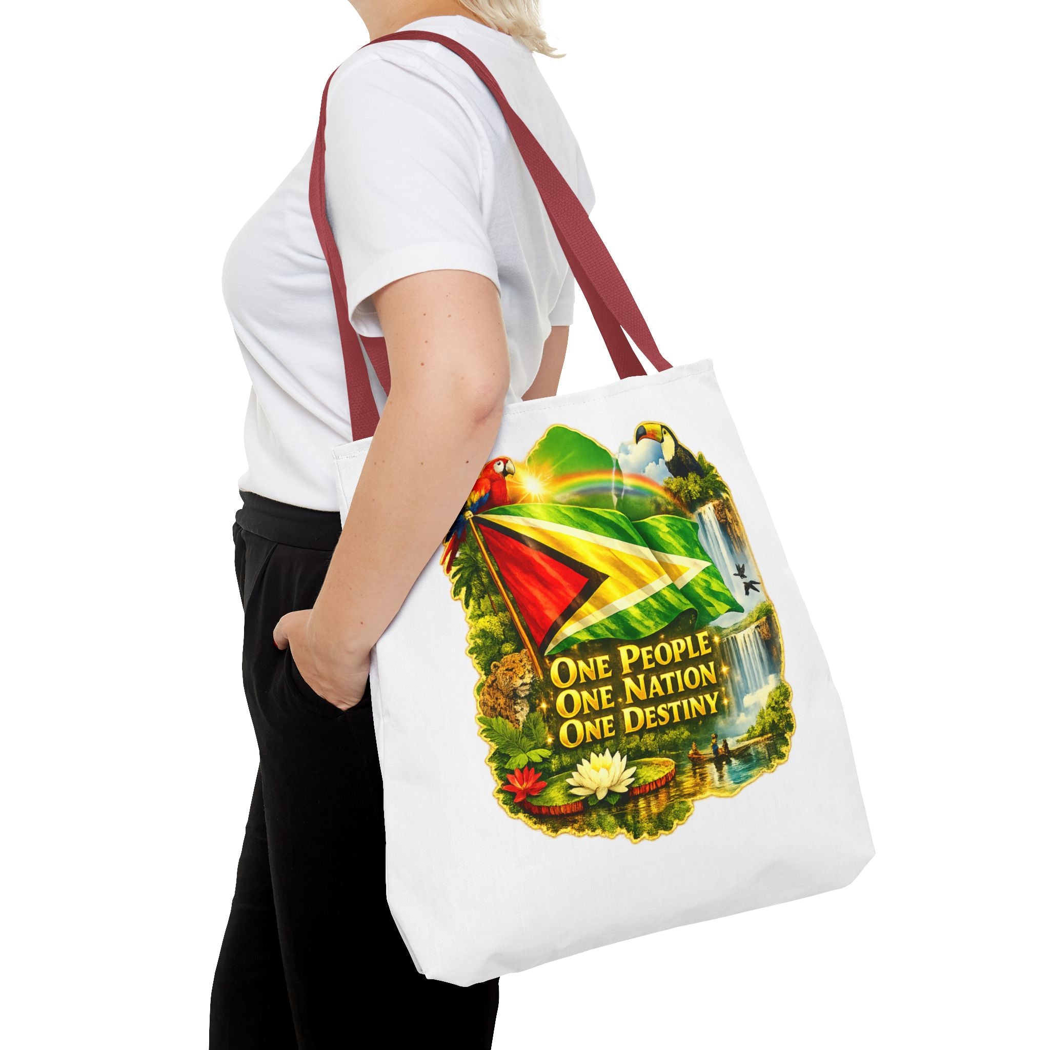 Tote Bag – "One People, One Nation, One Destiny" Eco Tote