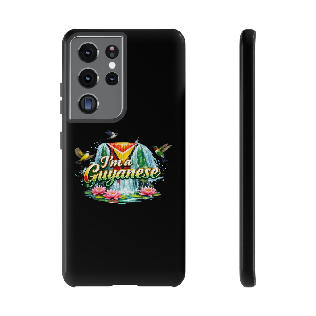 I'm a Guyanese Tough Phone Case — Tropical Waterfall Design, Guyana Pride Gift