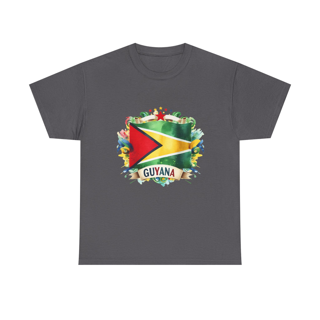 Guyana Day t-shirts  - GuyanaFlag T-Shirt - Vibrant Guyanese Pride Tee