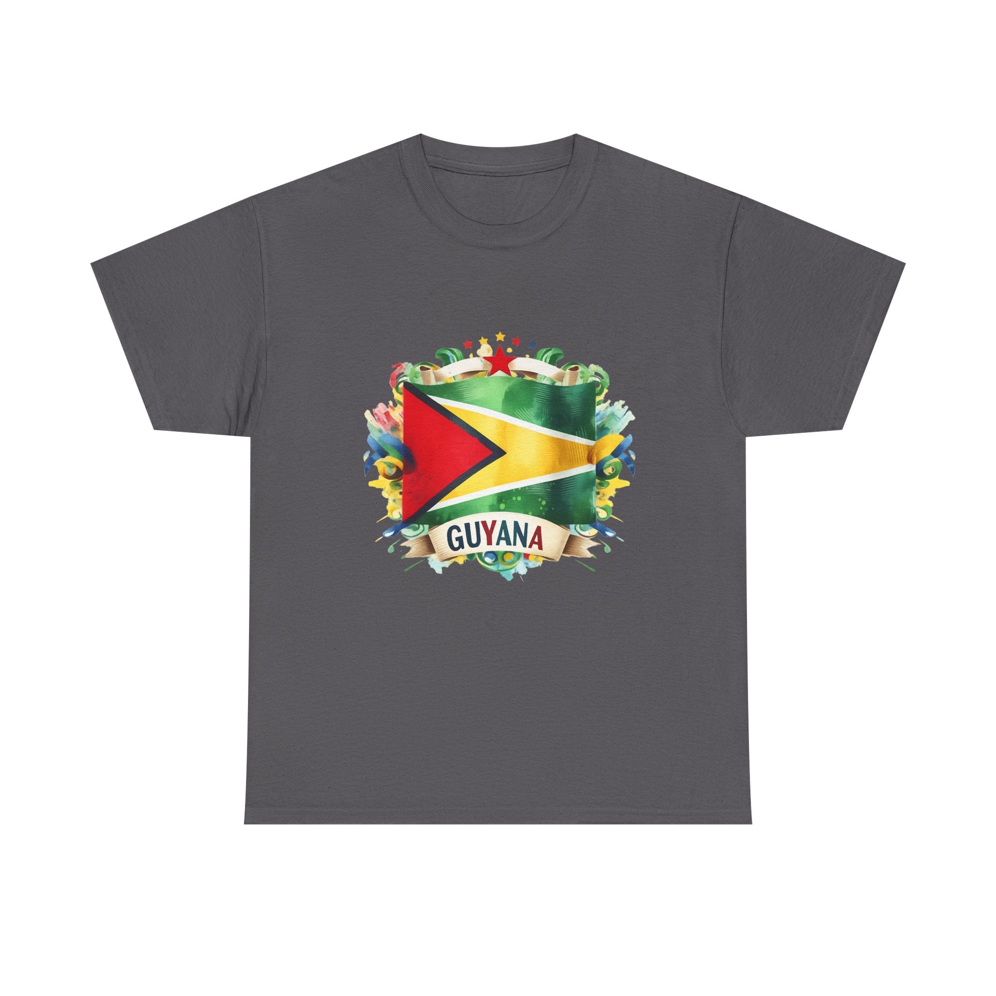 Guyana Day t-shirts  - GuyanaFlag T-Shirt - Vibrant Guyanese Pride Tee