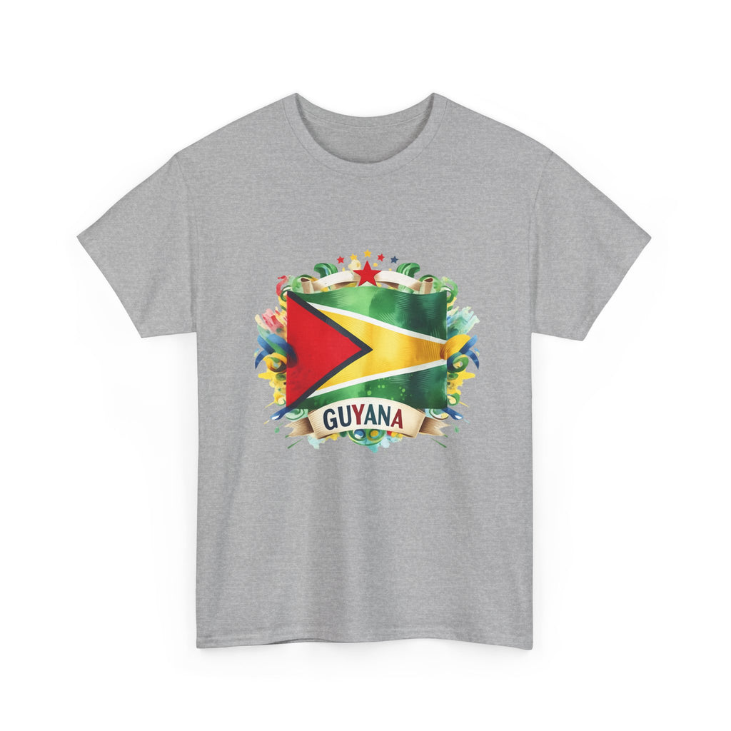 Guyana Day t-shirts  - GuyanaFlag T-Shirt - Vibrant Guyanese Pride Tee