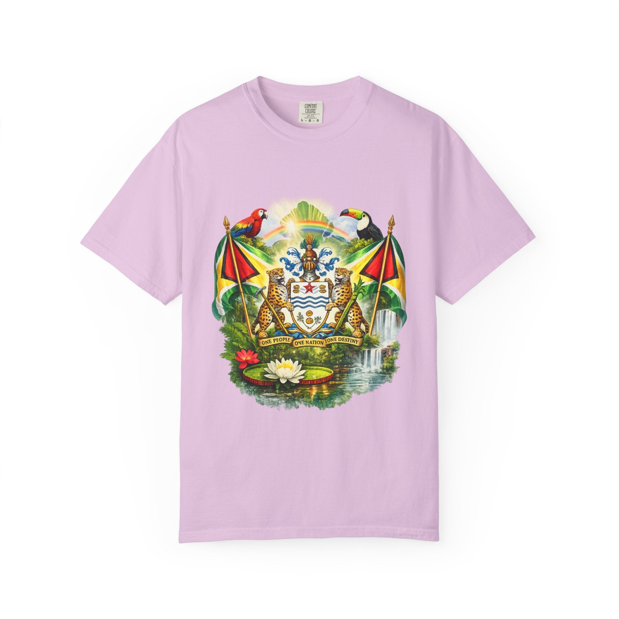 Guyana Coat of Arms T-Shirt  Men’s / Unisex T- Shirts — Guyanese National Emblem Tee