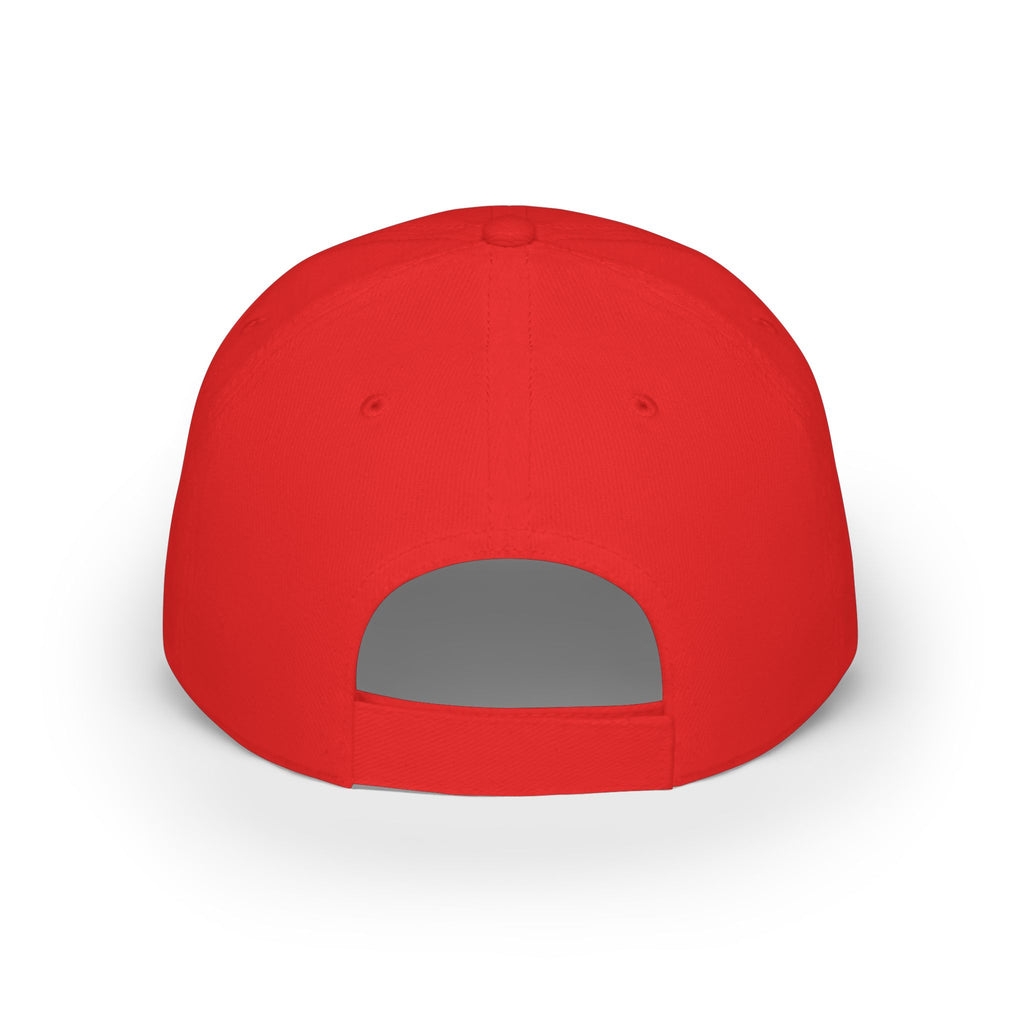 Baseball Mom hat – Low Profile Red Baseball Hat with 'Baseball Mom' Retro Logo