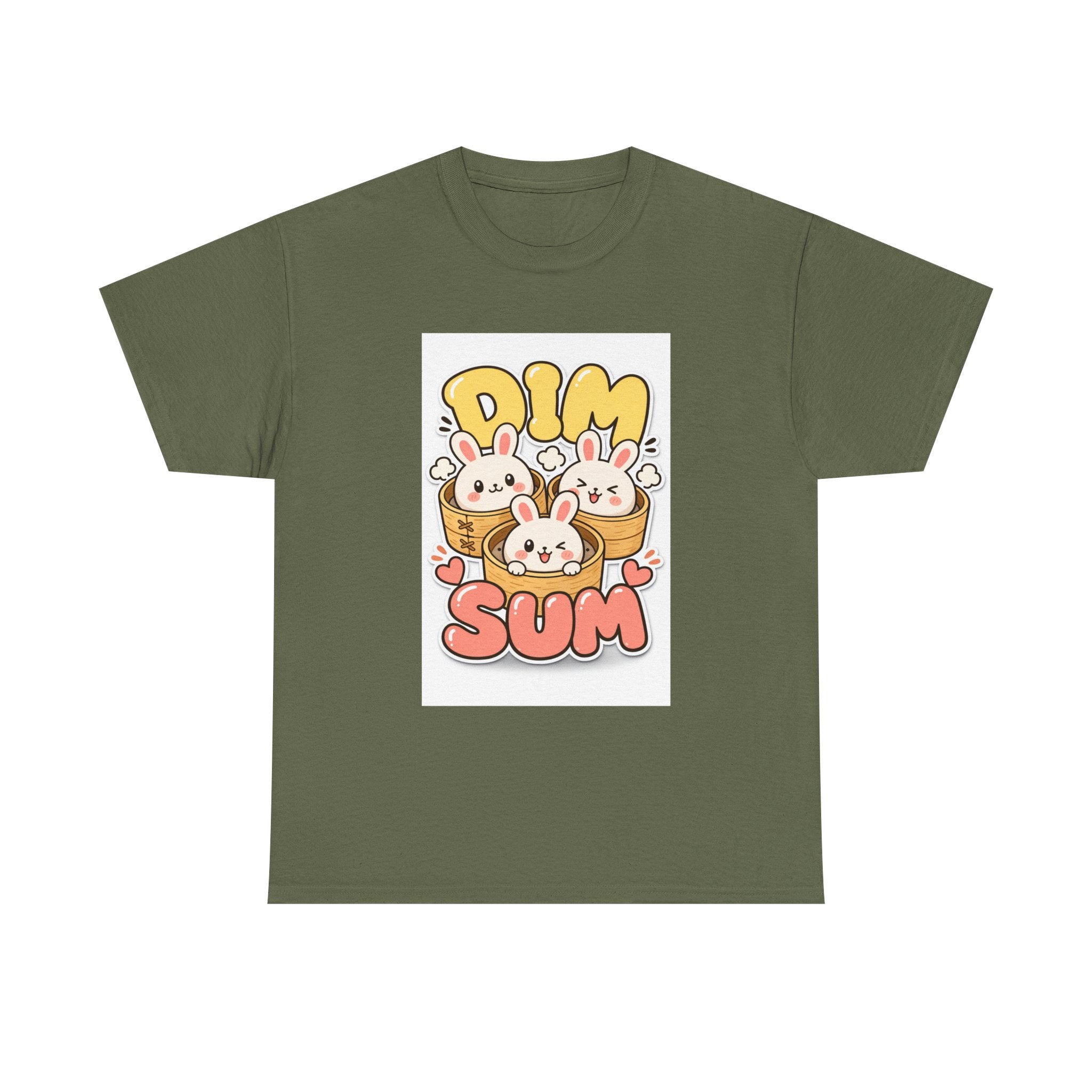Dim Sum Bunny Tee — Cute Kawaii Dumpling Graphic T-Shirt