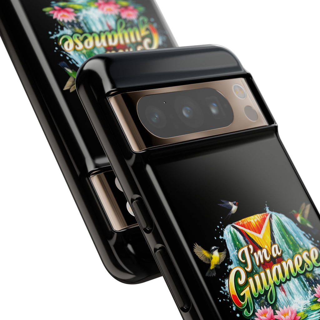I'm a Guyanese Tough Phone Case — Tropical Waterfall Design, Guyana Pride Gift