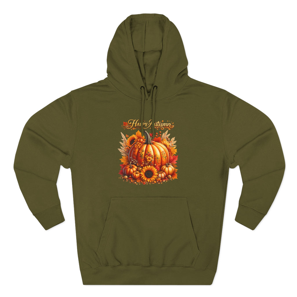 Autumn  - Fall Pumpkin Hoodie - Harvest Sunflower Fall Sweatshirt