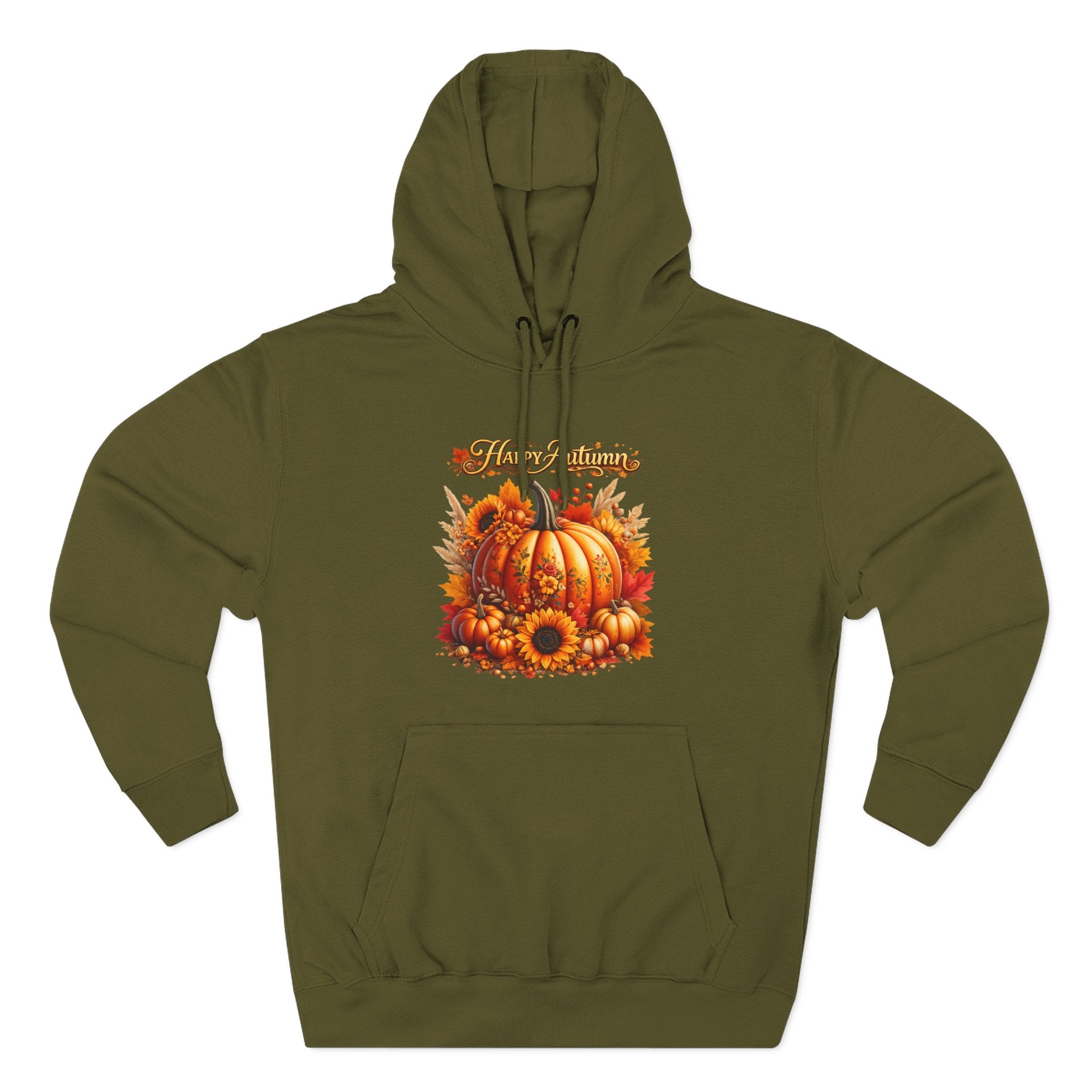 Autumn  - Fall Pumpkin Hoodie - Harvest Sunflower Fall Sweatshirt