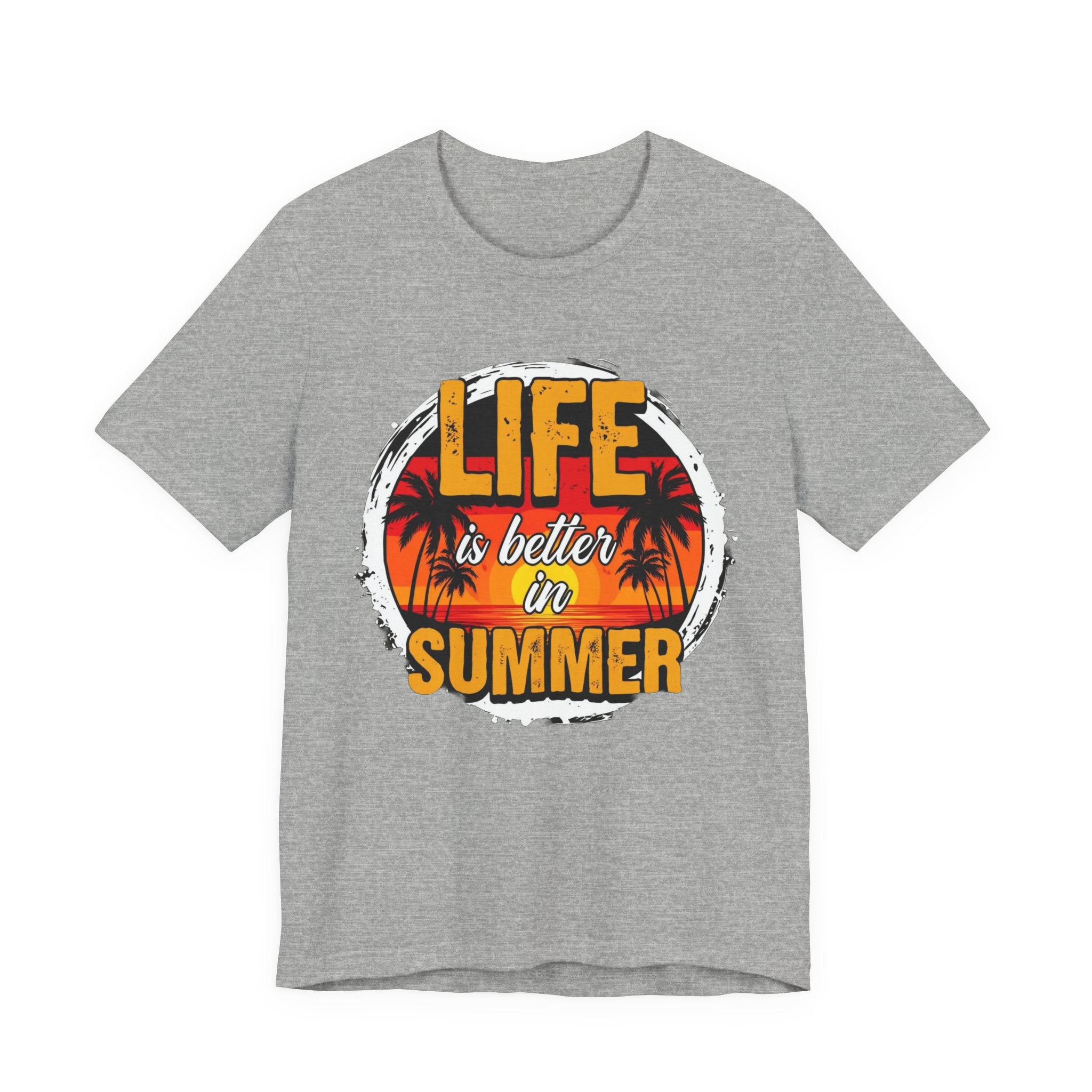 Summer Vibes Tee — "Life Is Better In Summer" Sunset Beach T‑Shirt