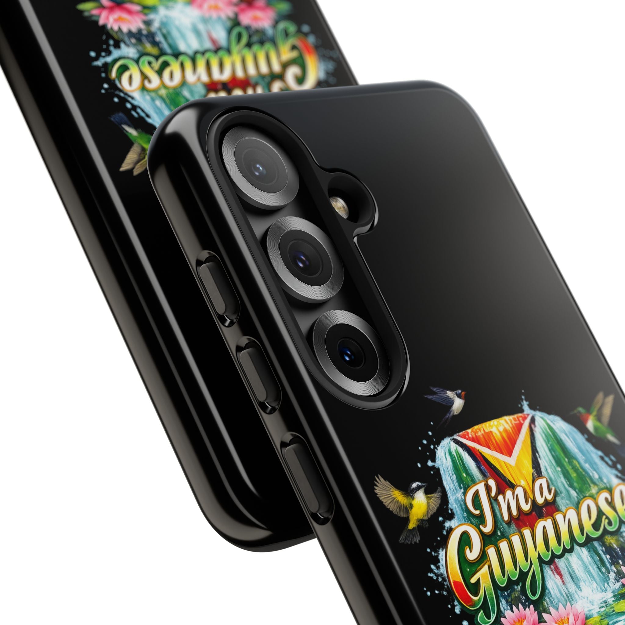 I'm a Guyanese Tough Phone Case — Tropical Waterfall Design, Guyana Pride Gift