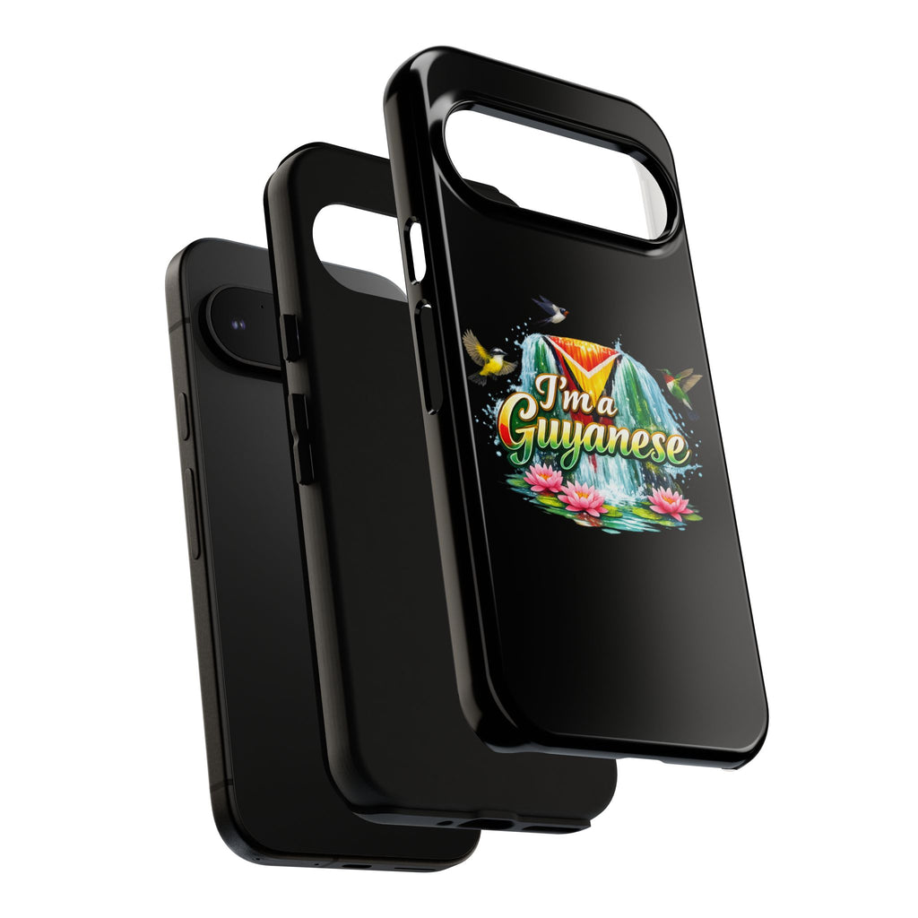 I'm a Guyanese Tough Phone Case — Tropical Waterfall Design, Guyana Pride Gift