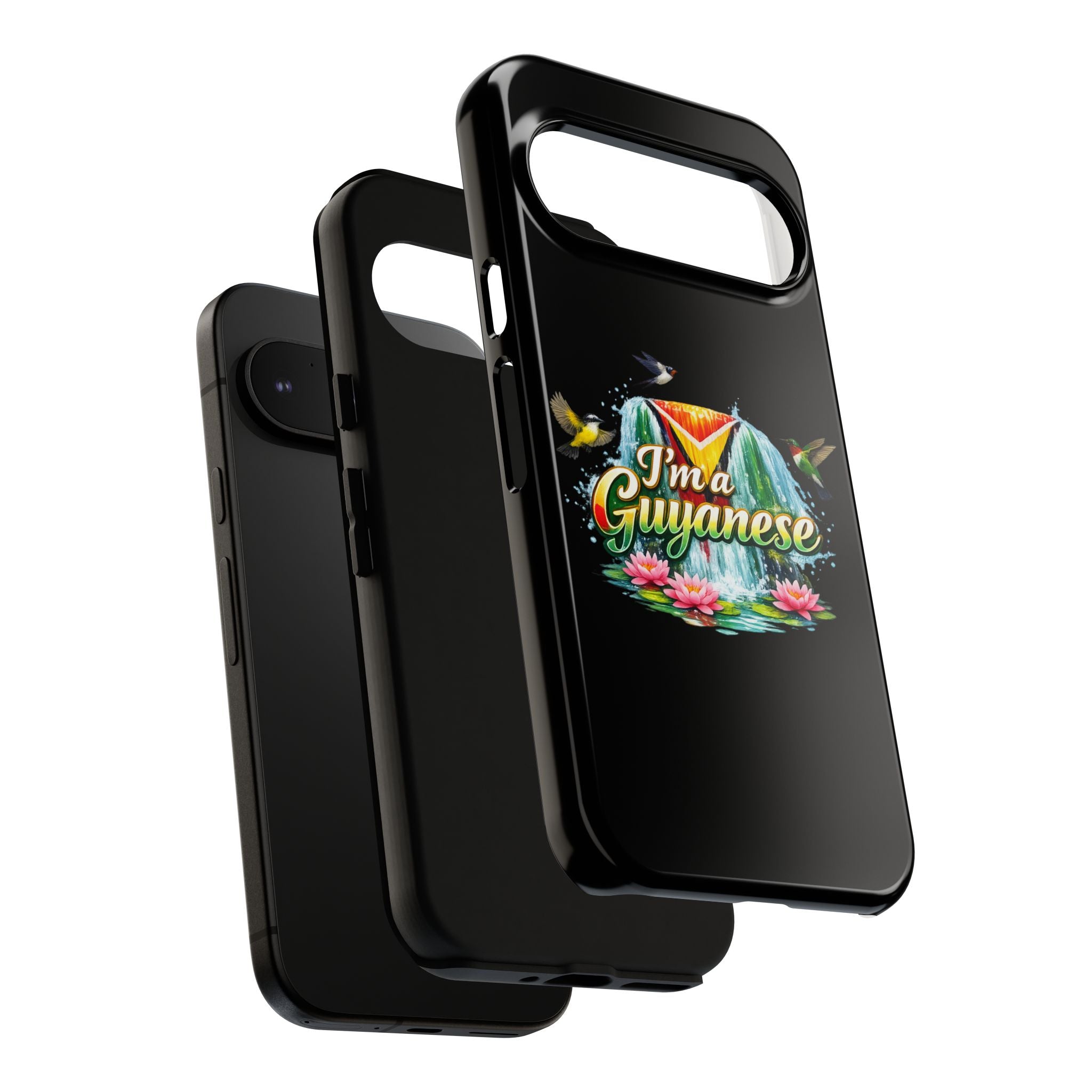 I'm a Guyanese Tough Phone Case — Tropical Waterfall Design, Guyana Pride Gift