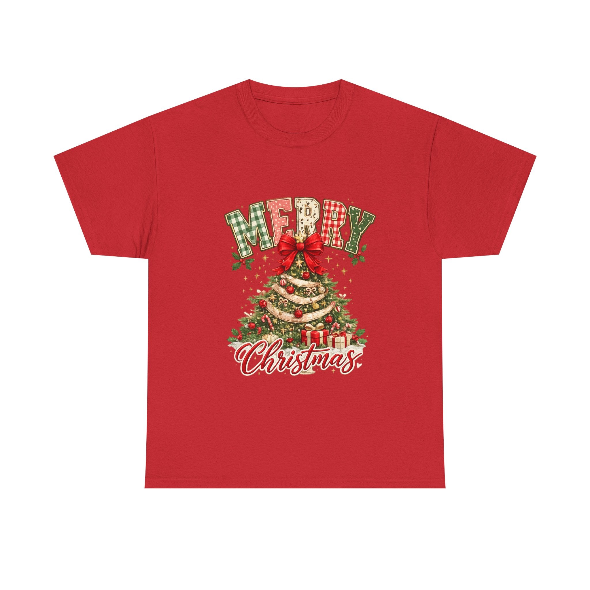 "Merry Christmas" T-Shirts Christmas tree tee