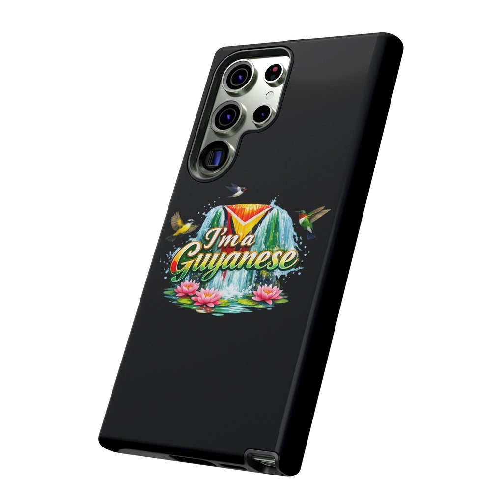 I'm a Guyanese Tough Phone Case — Tropical Waterfall Design, Guyana Pride Gift