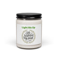 Scented Soy Candle — “He Restores My Soul” Inspirational 9oz Jar