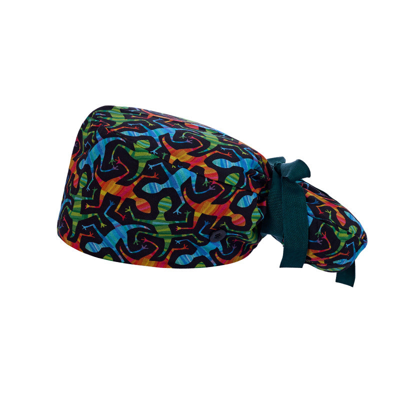 Long hair cap, pure cotton nurse cap