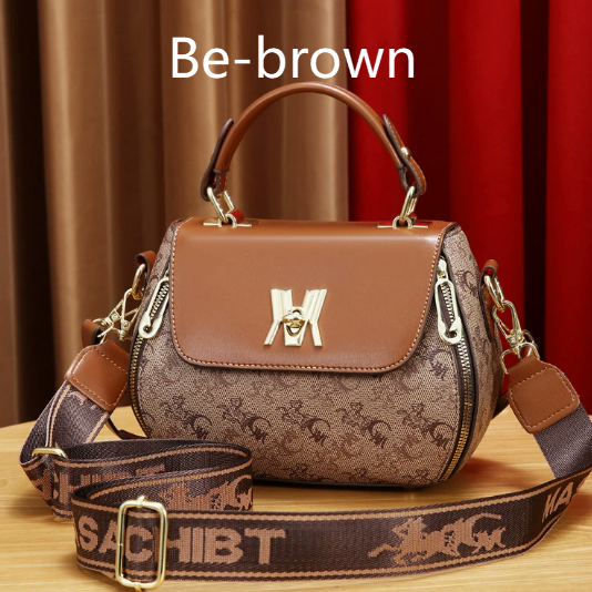 Printed Apple Shape Crossbody Shoulder Bag
