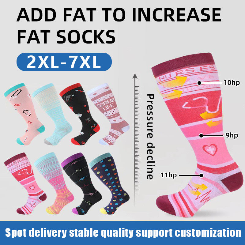 Compression Sports Socks for Running and Fitness