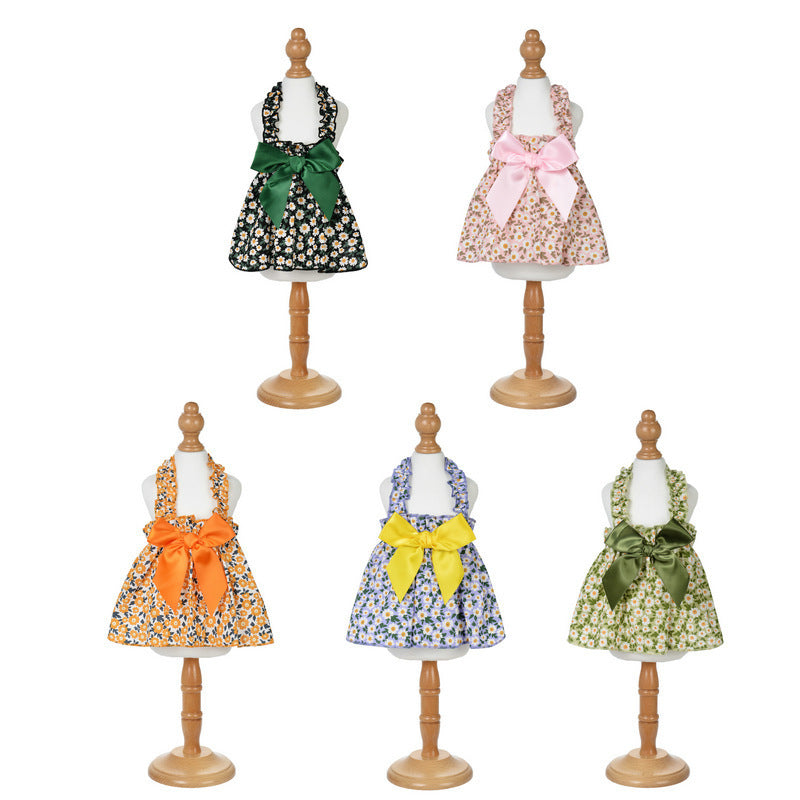 Small Dog Daisy Shoulder Strap Dress