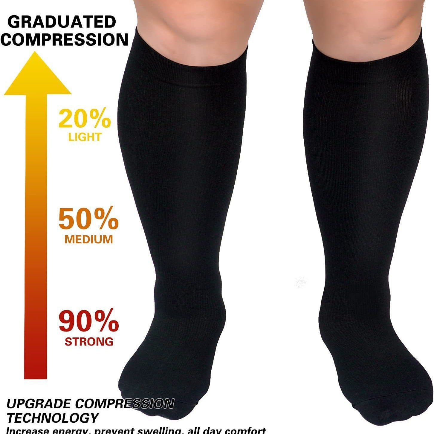 Compression Sports Socks for Running and Fitness