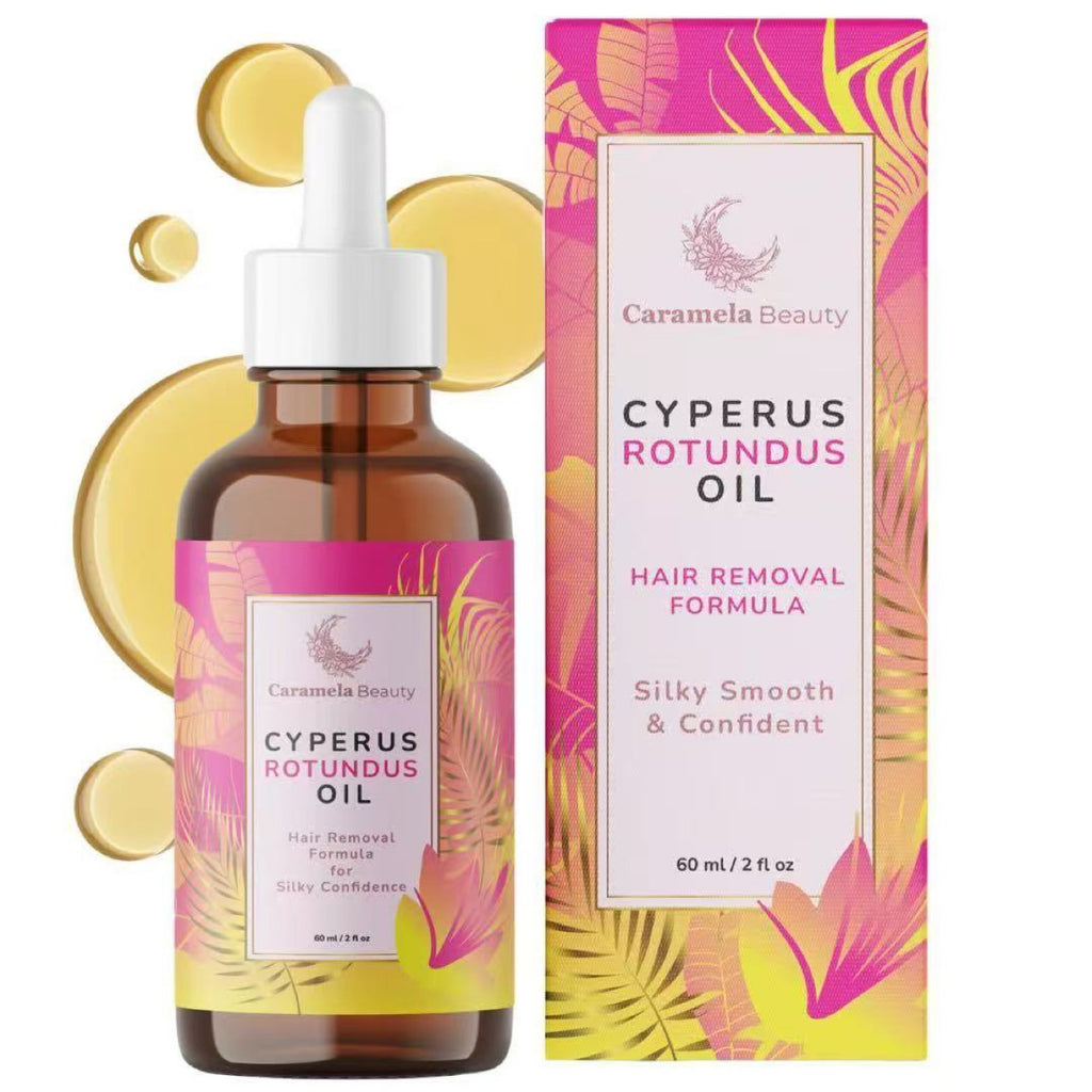 Caramela Beauty Cyperus Rotundus Oil Floral Scent Hair Removal Moisturizing Oil