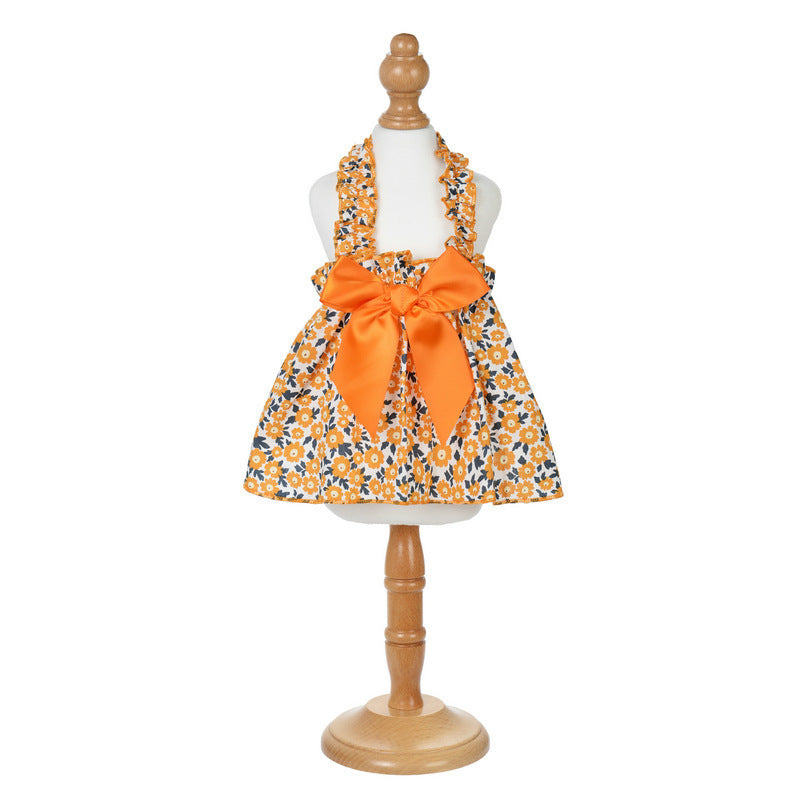 Small Dog Daisy Shoulder Strap Dress