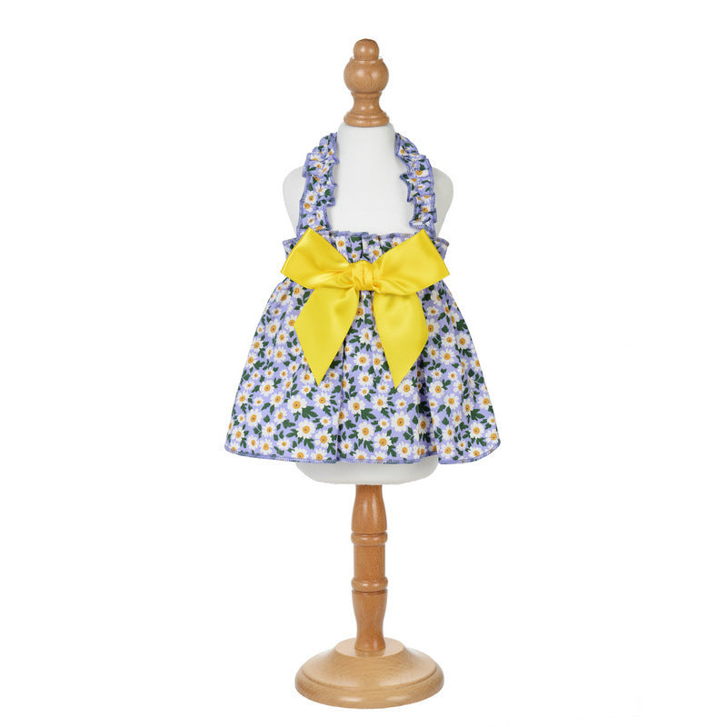 Small Dog Daisy Shoulder Strap Dress